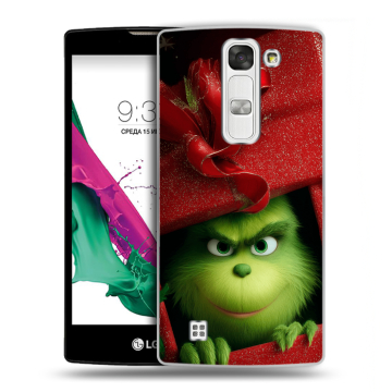 Силиконовый чехол на LG G4c с принтом Новый год