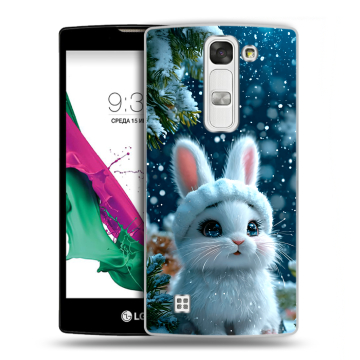 Силиконовый чехол на LG G4c с принтом Новый год
