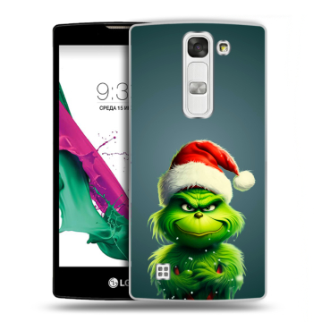 Силиконовый чехол на LG G4c с принтом Новый год Силиконовый чехол на LG G4c с принтом Новый год