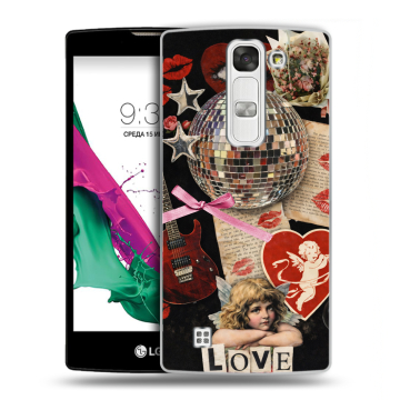 Силиконовый чехол на LG G4c с принтом для девочек Силиконовый чехол на LG G4c с принтом для девочек