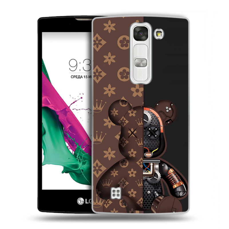 Силиконовый чехол на LG G4c с принтом Луи робот Силиконовый чехол на LG G4c с принтом Луи робот