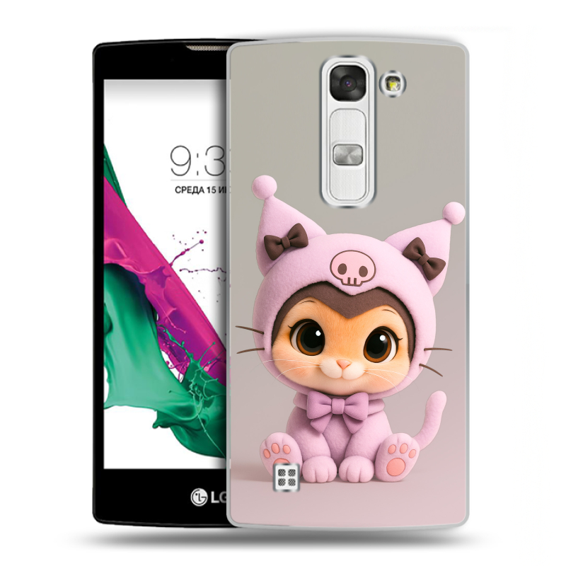 Силиконовый чехол на LG G4c с принтом Куроми Kuromi Силиконовый чехол на LG G4c с принтом Куроми Kuromi