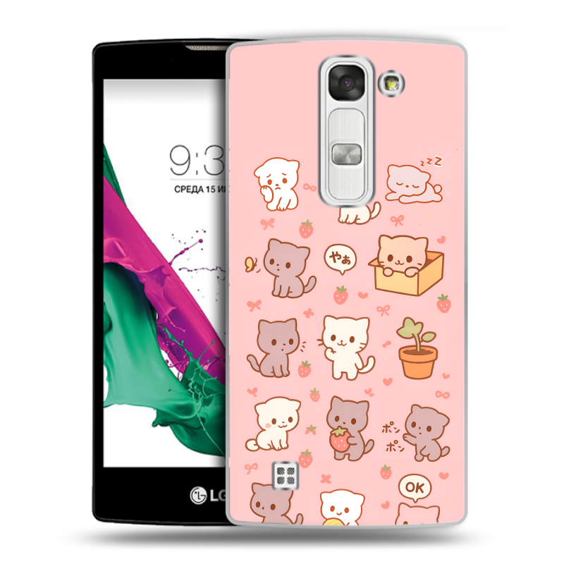 Силиконовый чехол на LG G4c с принтом Hello Kitty Хелоу Кити Силиконовый чехол на LG G4c с принтом Hello Kitty Хелоу Кити