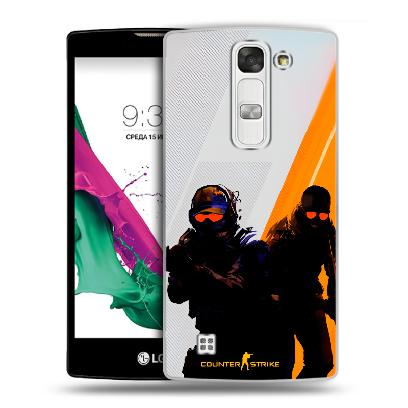 Силиконовый чехол на LG G4c с принтом Контер страйк Counter strike Силиконовый чехол на LG G4c с принтом Контер страйк Counter strike