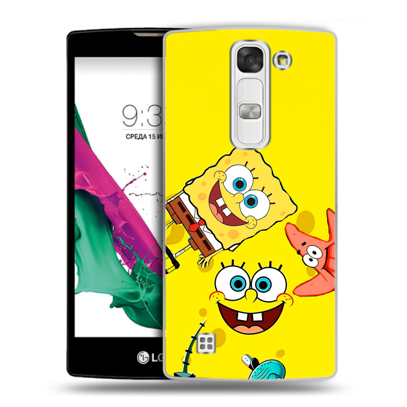 Силиконовый чехол на LG G4c с принтом Спанч боб Спанчбоб Силиконовый чехол на LG G4c с принтом Спанч боб Спанчбоб