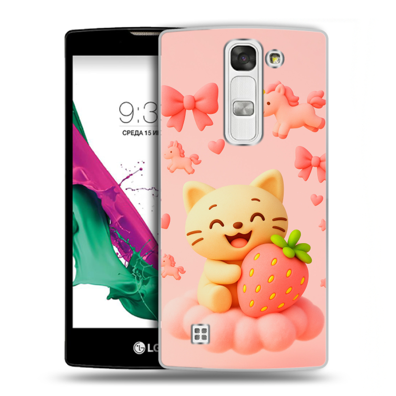 Силиконовый чехол на LG G4c с принтом для девочек Силиконовый чехол на LG G4c с принтом для девочек