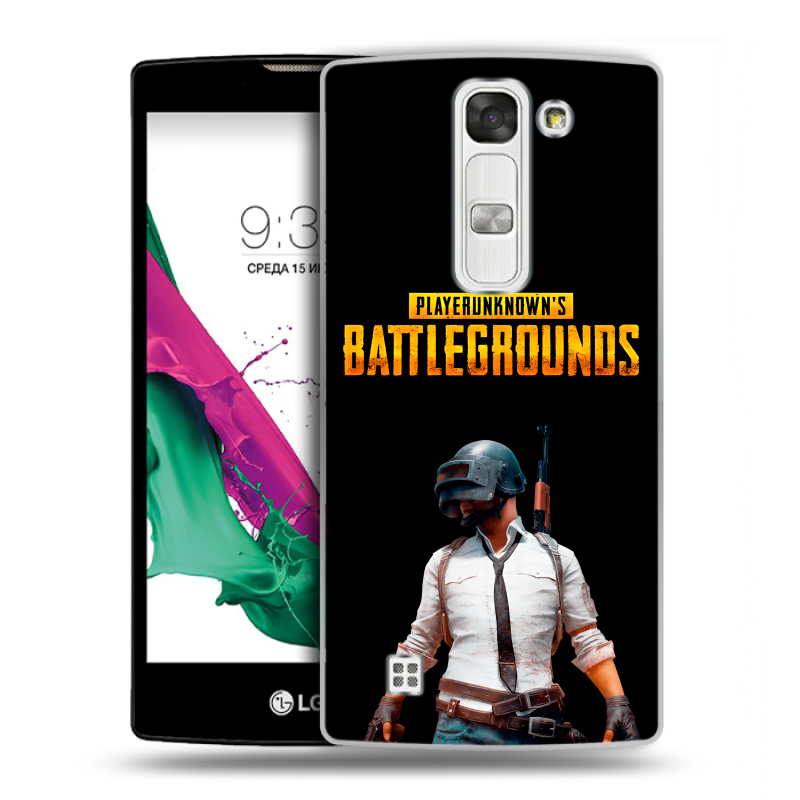 Силиконовый чехол на LG G4c с принтом PUGB ПАГБ Силиконовый чехол на LG G4c с принтом PUGB ПАГБ