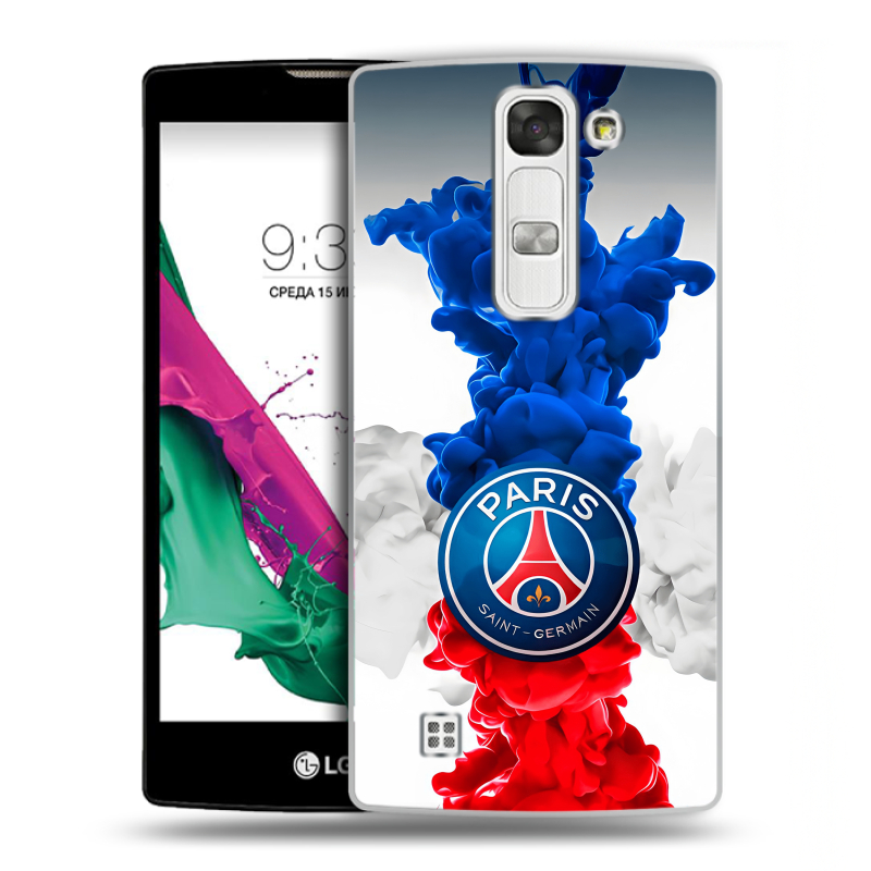 Силиконовый чехол на LG G4c с принтом PSG ПСЖ Силиконовый чехол на LG G4c с принтом PSG ПСЖ