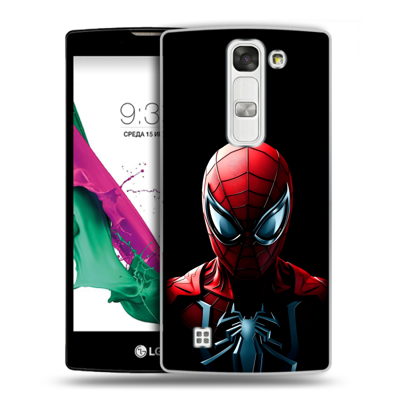 Силиконовый чехол на LG G4c с принтом Spiderman Человек паук Силиконовый чехол на LG G4c с принтом Spiderman Человек паук