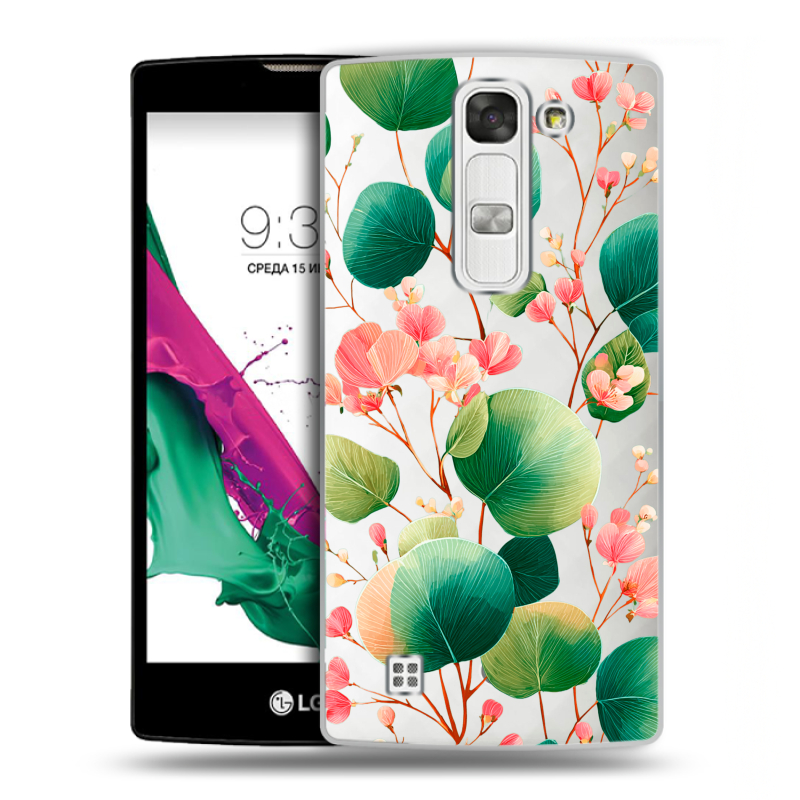 Силиконовый чехол на LG G4c с принтом женский Силиконовый чехол на LG G4c с принтом женский