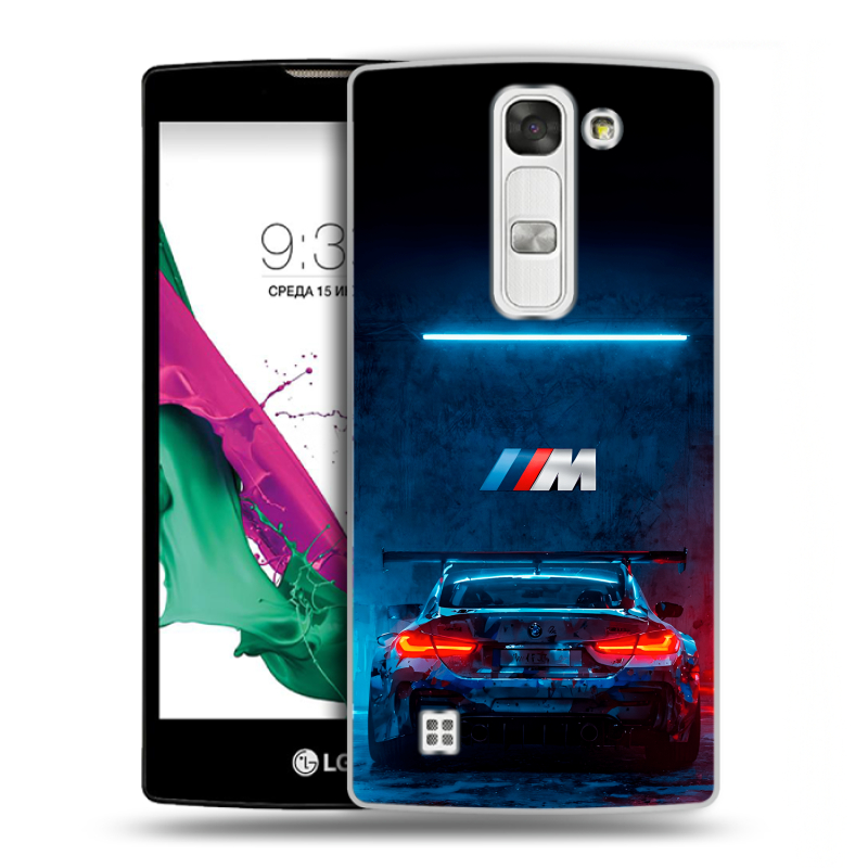 Силиконовый чехол на LG G4c с принтом BMW БМВ Силиконовый чехол на LG G4c с принтом BMW БМВ