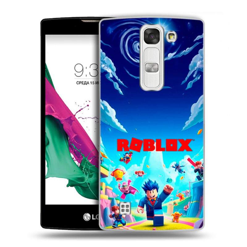 Силиконовый чехол на LG G4c с принтом Roblox Роблокс Силиконовый чехол на LG G4c с принтом Roblox Роблокс