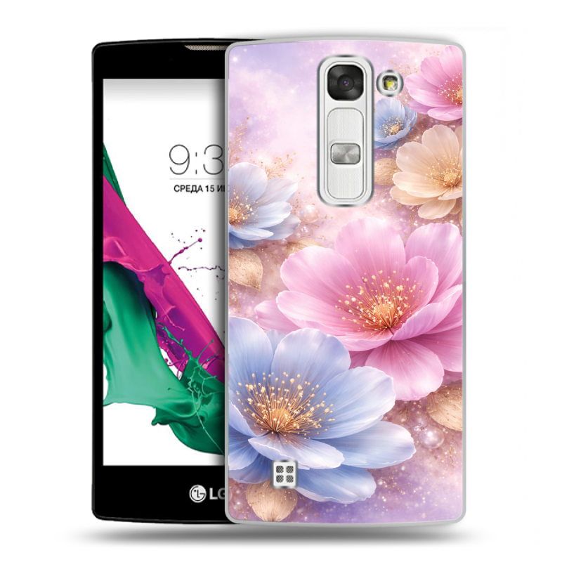 Силиконовый чехол на LG G4c с принтом женский Силиконовый чехол на LG G4c с принтом женский