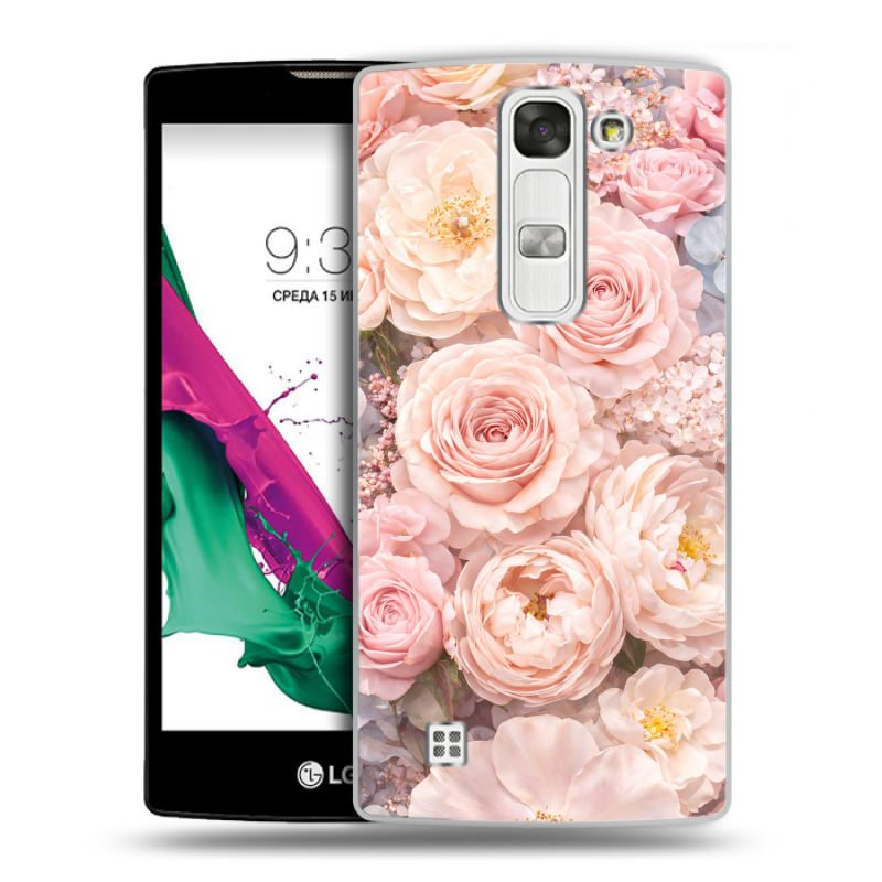 Силиконовый чехол на LG G4c с принтом женский Силиконовый чехол на LG G4c с принтом женский