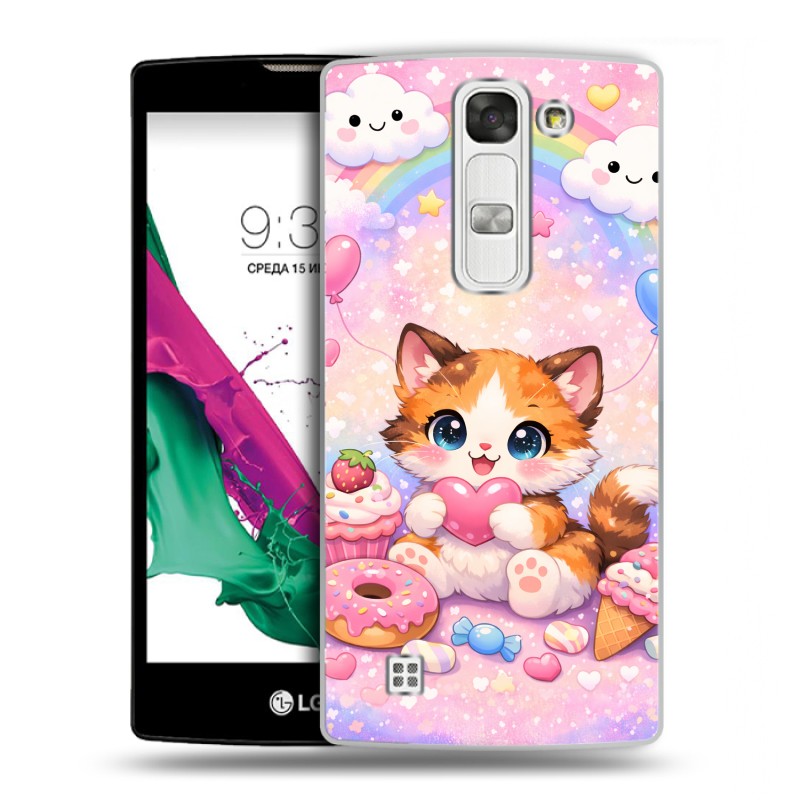 Силиконовый чехол на LG G4c с принтом для девочек Силиконовый чехол на LG G4c с принтом для девочек