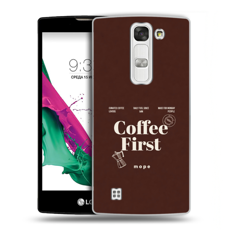 Силиконовый чехол на LG G4c с принтом женский Силиконовый чехол на LG G4c с принтом женский