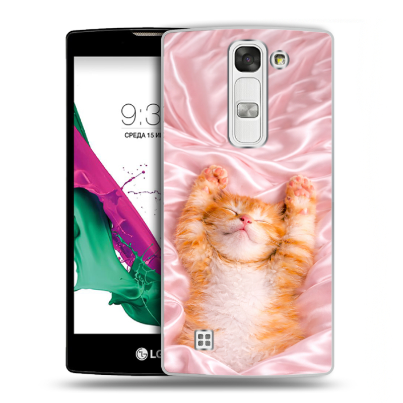 Силиконовый чехол на LG G4c с принтом женский Силиконовый чехол на LG G4c с принтом женский