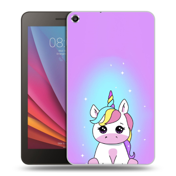 Силиконовый чехол на планшета Huawei MediaPad T1 7.0 с принтом Единорог Силиконовый чехол на планшета Huawei MediaPad T1 7.0 с принтом Единорог