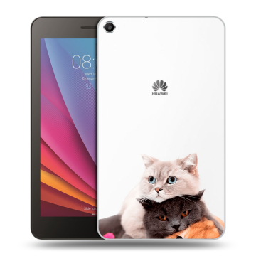 Силиконовый чехол на планшета Huawei MediaPad T1 7.0 с принтом Кошки Силиконовый чехол на планшета Huawei MediaPad T1 7.0 с принтом Кошки