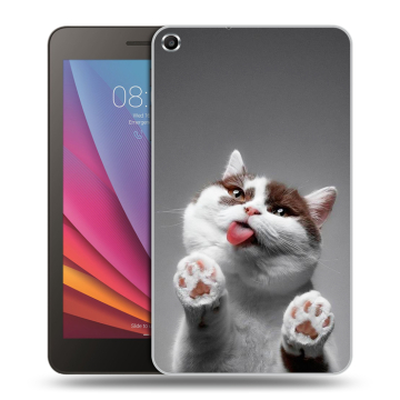 Силиконовый чехол на планшета Huawei MediaPad T1 7.0 с принтом Коты Силиконовый чехол на планшета Huawei MediaPad T1 7.0 с принтом Коты