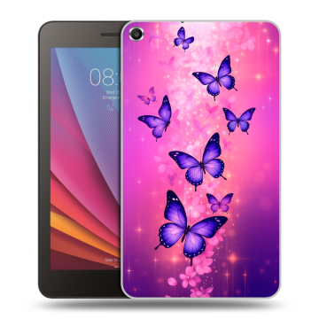 Силиконовый чехол на Huawei MediaPad T1 7.0 с принтом Бабочки
