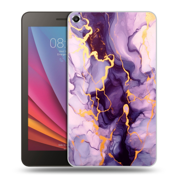 Силиконовый чехол на Huawei MediaPad T1 7.0 с принтом Мрамор
