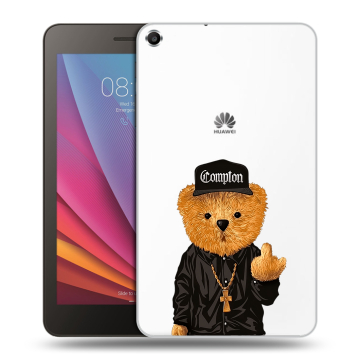 Силиконовый чехол на Huawei MediaPad T1 7.0 с принтом Мишка