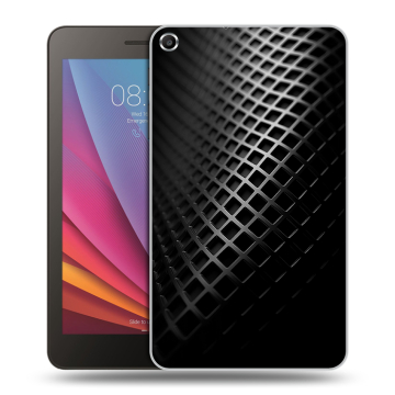 Силиконовый чехол на Huawei MediaPad T1 7.0 с принтом Текстура металла
