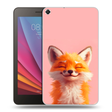 Силиконовый чехол на Huawei MediaPad T1 7.0 с принтом милая лиса