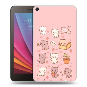 Силиконовый чехол на Huawei MediaPad T1 7.0 с принтом Hello Kitty Хелоу Кити