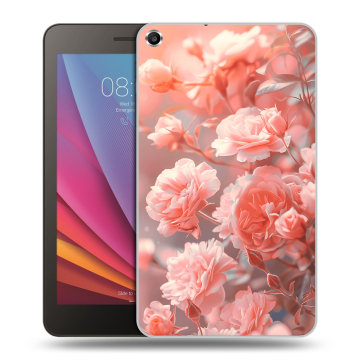 Силиконовый чехол на Huawei MediaPad T1 7.0 с принтом Розы цветы