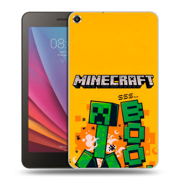 Силиконовый чехол на Huawei MediaPad T1 7.0 с принтом Майнкрафт Minecraft