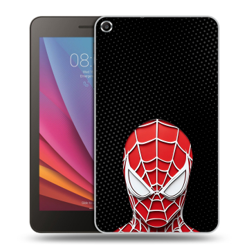 Силиконовый чехол на Huawei MediaPad T1 7.0 с принтом человек паук spiderman