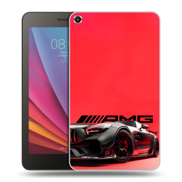 Силиконовый чехол на Huawei MediaPad T1 7.0 с принтом Мерседес Mercedes AMG Силиконовый чехол на Huawei MediaPad T1 7.0 с принтом Мерседес Mercedes AMG