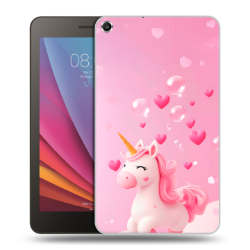 Силиконовый чехол на Huawei MediaPad T1 7.0 с принтом Единорог