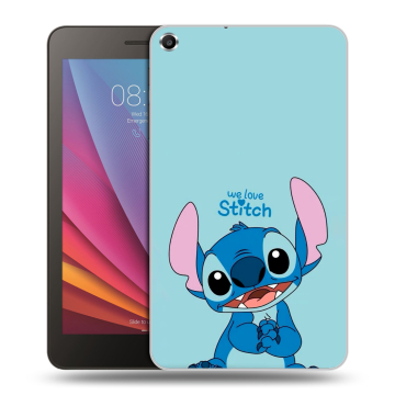 Силиконовый чехол на Huawei MediaPad T1 7.0 с принтом Лило и Стич Силиконовый чехол на Huawei MediaPad T1 7.0 с принтом Лило и Стич