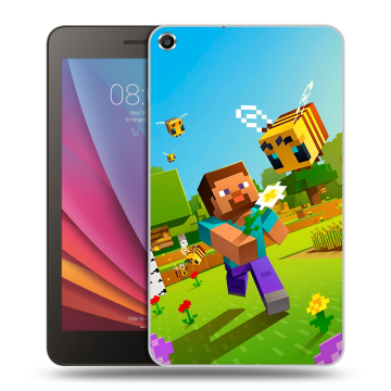 Силиконовый чехол на Huawei MediaPad T1 7.0 с принтом Майнкрафт Minecraft Силиконовый чехол на Huawei MediaPad T1 7.0 с принтом Майнкрафт Minecraft