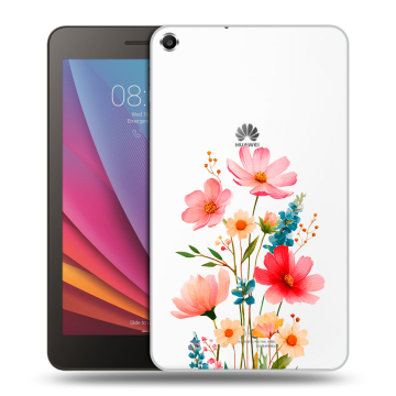 Силиконовый чехол на Huawei MediaPad T1 7.0 с принтом Цветы Силиконовый чехол на Huawei MediaPad T1 7.0 с принтом Цветы