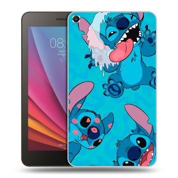 Силиконовый чехол на Huawei MediaPad T1 7.0 с принтом Лило и Стич Силиконовый чехол на Huawei MediaPad T1 7.0 с принтом Лило и Стич