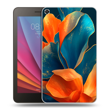Силиконовый чехол на Huawei MediaPad T1 7.0 с принтом Цветы Силиконовый чехол на Huawei MediaPad T1 7.0 с принтом Цветы