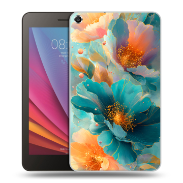 Силиконовый чехол на Huawei MediaPad T1 7.0 с принтом Цветы Силиконовый чехол на Huawei MediaPad T1 7.0 с принтом Цветы