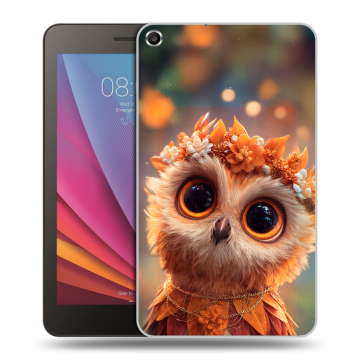 Силиконовый чехол на Huawei MediaPad T1 7.0 с принтом Милая сова Силиконовый чехол на Huawei MediaPad T1 7.0 с принтом Милая сова