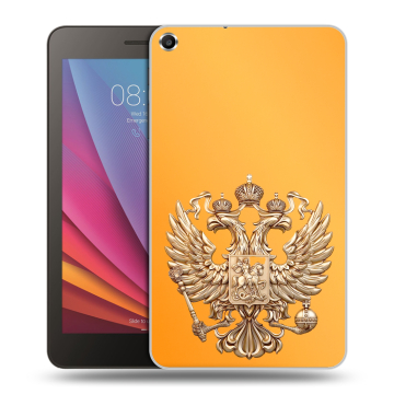 Силиконовый чехол на Huawei MediaPad T1 7.0 с принтом Герб Флаг России Силиконовый чехол на Huawei MediaPad T1 7.0 с принтом Герб Флаг России
