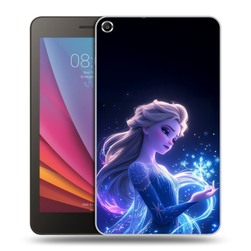 Силиконовый чехол на Huawei MediaPad T1 7.0 с принтом Холодное сердце Frozen