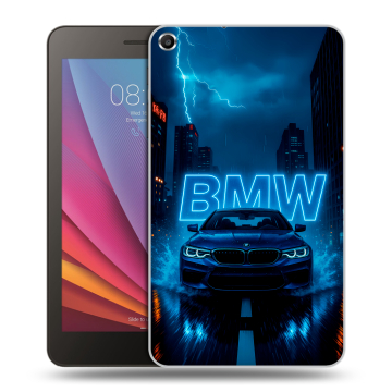 Силиконовый чехол на Huawei MediaPad T1 7.0 с принтом BMW БМВ