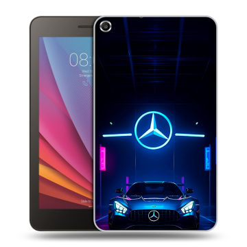 Силиконовый чехол на Huawei MediaPad T1 7.0 с принтом Mercedes Мерседес