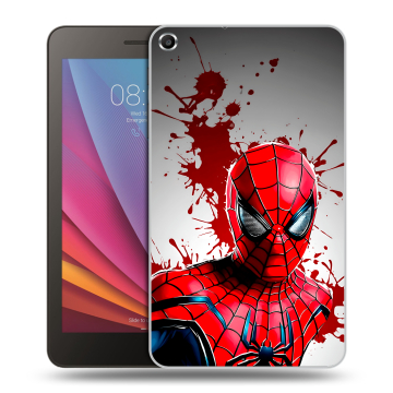 Силиконовый чехол на Huawei MediaPad T1 7.0 с принтом Spiderman Человек паук
