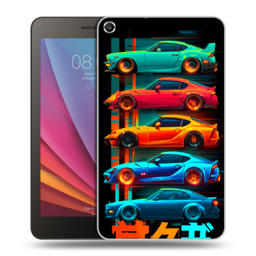 Силиконовый чехол на Huawei MediaPad T1 7.0 с принтом машины тачки Силиконовый чехол на Huawei MediaPad T1 7.0 с принтом машины тачки