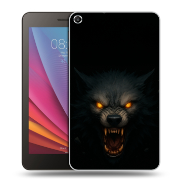 Силиконовый чехол на Huawei MediaPad T1 7.0 с принтом Волк Силиконовый чехол на Huawei MediaPad T1 7.0 с принтом Волк