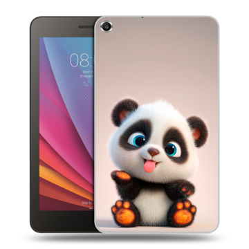 Силиконовый чехол на Huawei MediaPad T1 7.0 с принтом милая панда